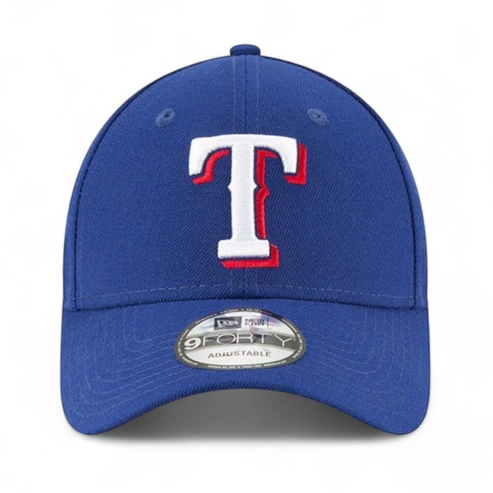Texas Rangers New Era Youth 9FORTY Blue Adjustable Game Day Baseball Hat Cap